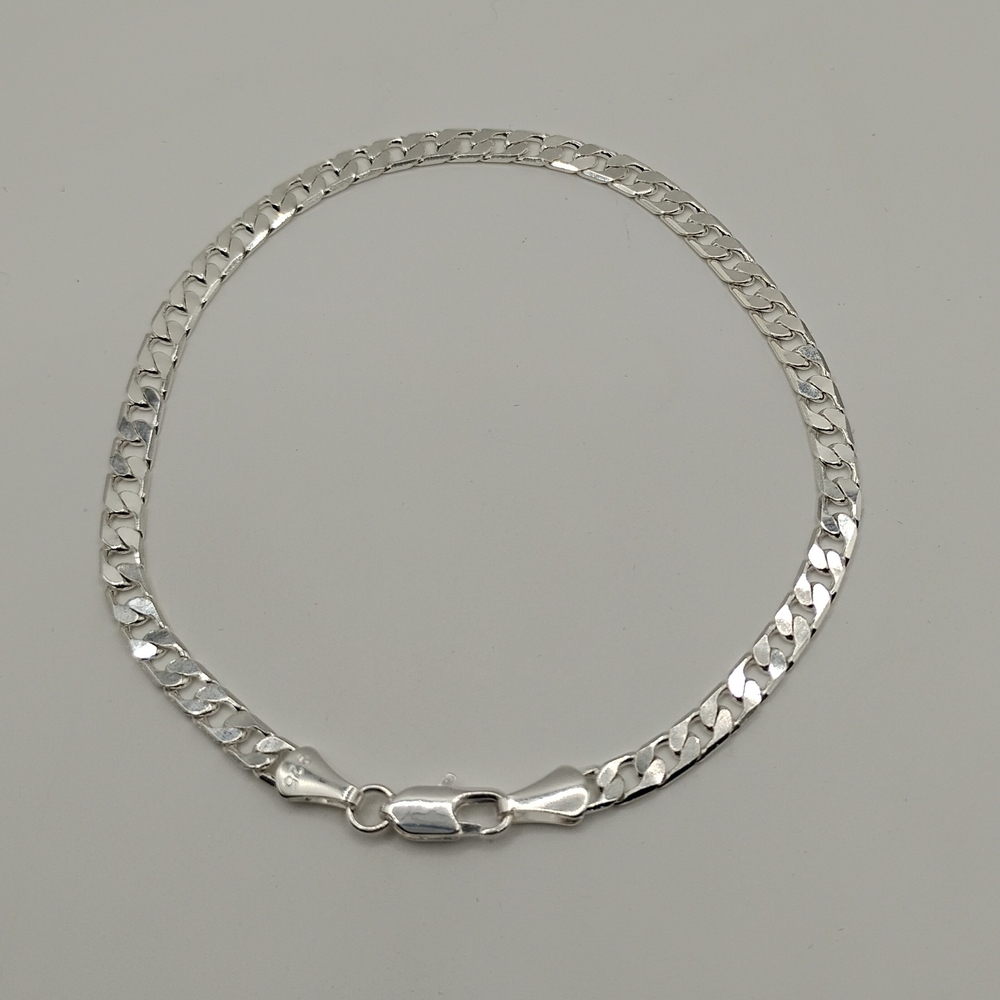 Sterling Silver 925 Cuban Link 8" Bracelet - Picture 6 of 8